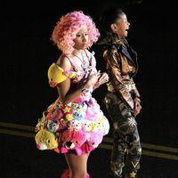 Nicki Minaj and Willow Smith on the set for the music video of 'Fireball' | Picture 118005